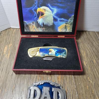 Eagle Knife + DAD Buckle