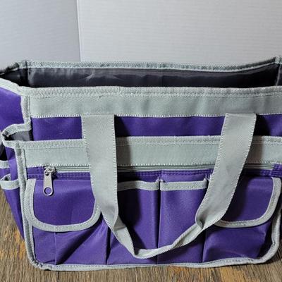 Purple Portafolia Scrap Book Bag