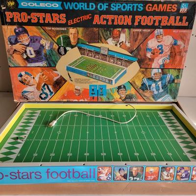 Coleco NFL Pro-Stars Electric Vibrating Action Football Game