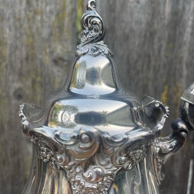 Vintage Wallace Silver-plated Coffee/Teapots