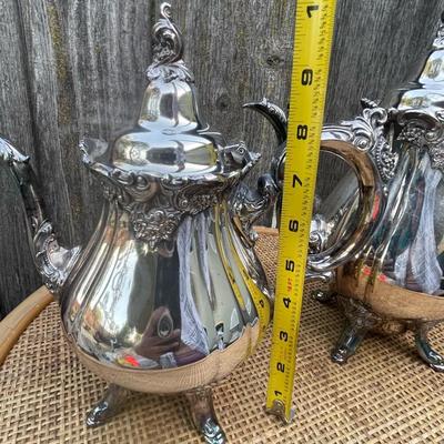 Vintage Wallace Silver-plated Coffee/Teapots