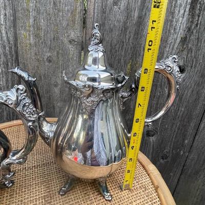 Vintage Wallace Silver-plated Coffee/Teapots