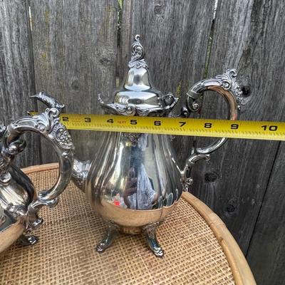 Vintage Wallace Silver-plated Coffee/Teapots