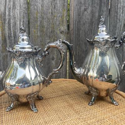 Vintage Wallace Silver-plated Coffee/Teapots