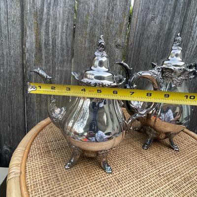 Vintage Wallace Silver-plated Coffee/Teapots
