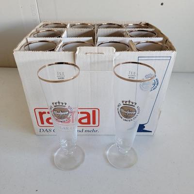 Warsteiner case of 12 Beer Glasses