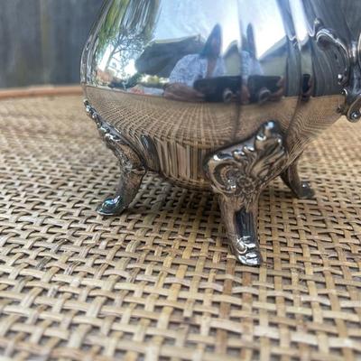 Wallace Silverplate BAROQUE #283 Sugar Bowl And Creamer Dispenser