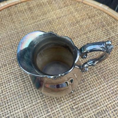 Wallace Silverplate BAROQUE #283 Sugar Bowl And Creamer Dispenser