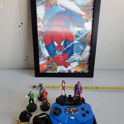 Spiderman 3D Art & Super Friends Video Game
