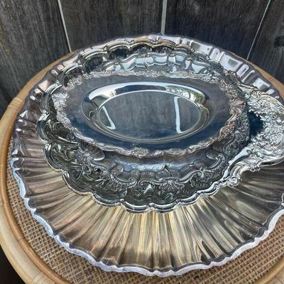 Vintage 4 Piece plated Silver lot