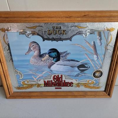 Old Milwaukee Mirror Wildlife Series - The Duck