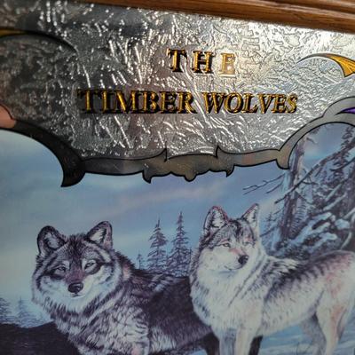 Old Milwaukee Mirror Wildlife Series - The Timber Wolves