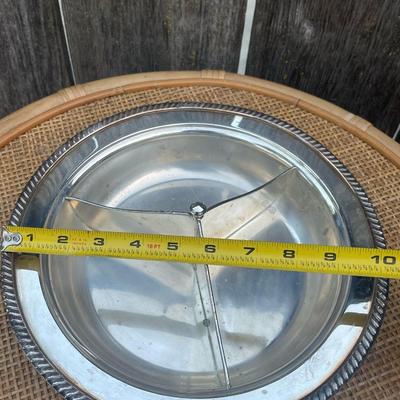 3 vintage Serving Dishes untested for sterling silver