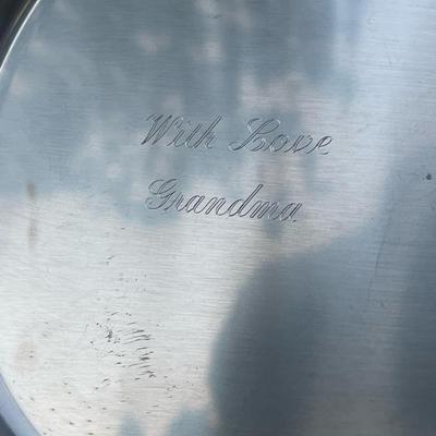 3 vintage Serving Dishes untested for sterling silver