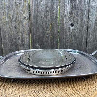 Reed & Barton platter lot