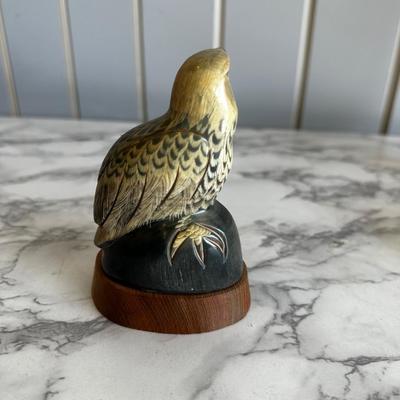 Vintage bird sculpture
