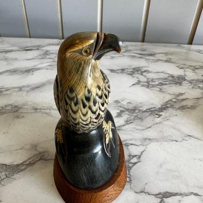 Vintage bird sculpture