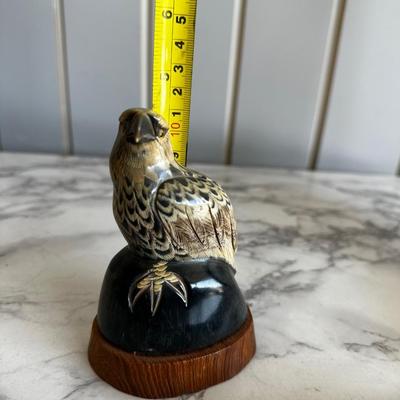 Vintage bird sculpture