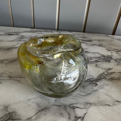 Vintage art glass Vase