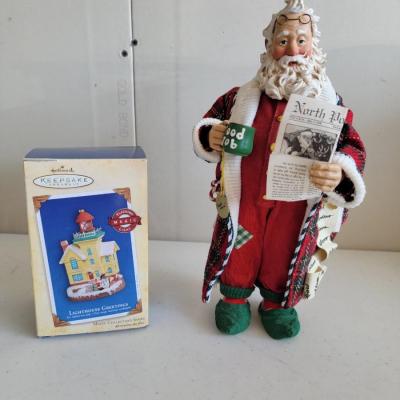 Clothtique Santa December 26th = Hallmark Lighthouse Greetings