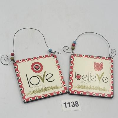Love & Believe Hangers