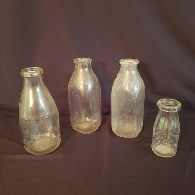 Four Biltmore Dairy Bottles (D-KD)
