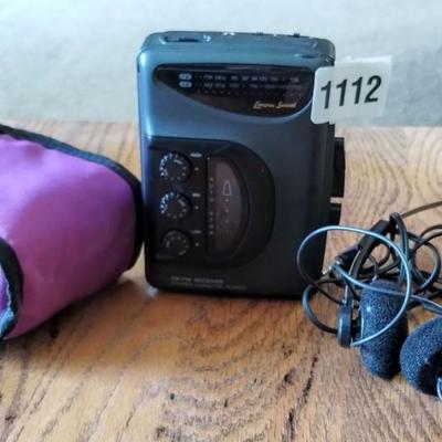 Vintage Lenoxx Sound AM/FM Cassette Player Walkman