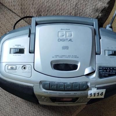 Lenoxx Sound CD-102 Boombox CD Cassette Radio Stereo System