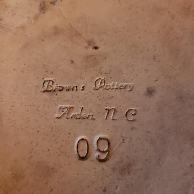 Brown's Pottery: Glazed Bowl and Pie Pan (D-KD)