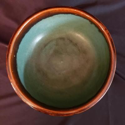 Brown's Pottery: Glazed Bowl and Pie Pan (D-KD)