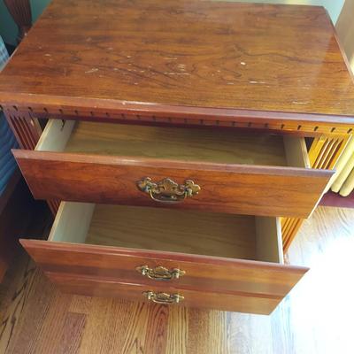 Knob Creek Queen Bed Frame with Nightstand (BR1-BBL)