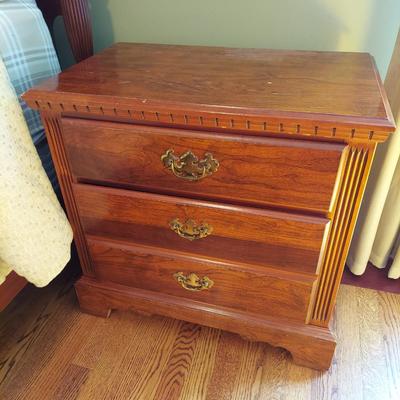 Knob Creek Queen Bed Frame with Nightstand (BR1-BBL)