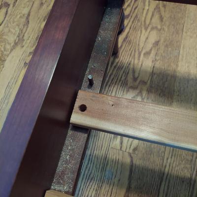 Knob Creek Queen Bed Frame with Nightstand (BR1-BBL)