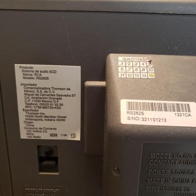 RCA 5 Disc Changer- MP3-Tape Deck (D-KD)