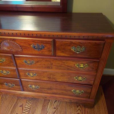 Three Queen Anne Style Dressers by Lea (BR1-BBL)