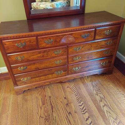 Three Queen Anne Style Dressers by Lea (BR1-BBL)