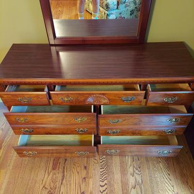 Three Queen Anne Style Dressers by Lea (BR1-BBL)