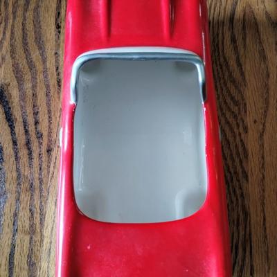 Red 1957 Chevy Bel Air Ceramic Planter Teleflora Chevrolet 10"