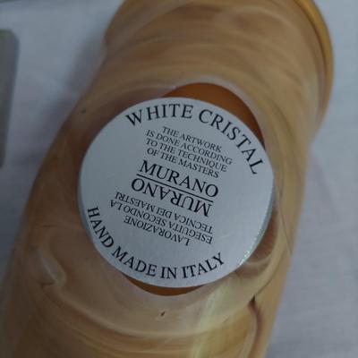 Murano Glass Dish and Candle Holders (BR1-BBL)