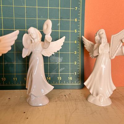 Lot 7 Vintage Dresden Porcelain Angels