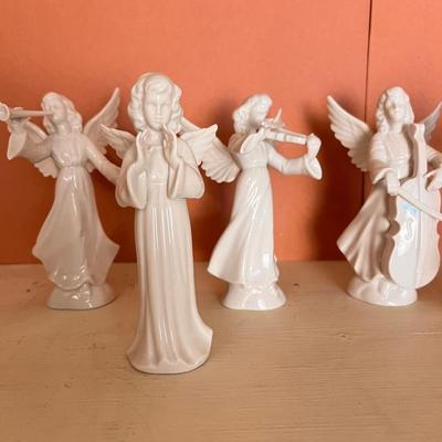 Lot 7 Vintage Dresden Porcelain Angels