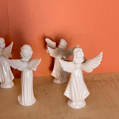 Lot 7 Vintage Dresden Porcelain Angels
