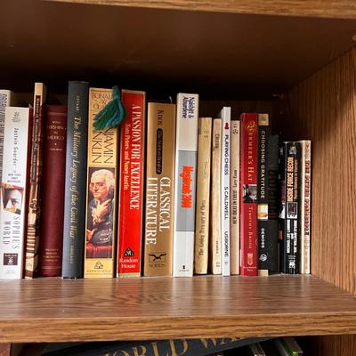 6 Shelves of Books - Military, War, Sports, Presidential