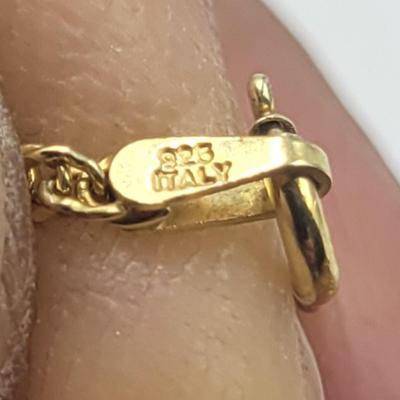 925 Gold Plated Heart Locket Necklace