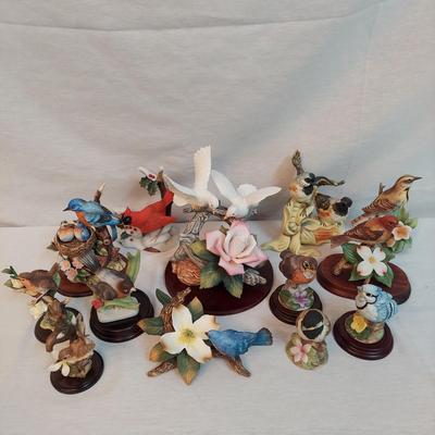 Andrea by Sadek Porcelain Bird Figurines & More (BR1-BBL)