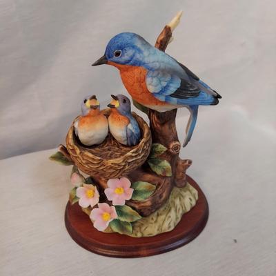 Andrea by Sadek Porcelain Bird Figurines & More (BR1-BBL)