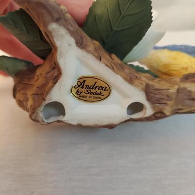 Andrea by Sadek Porcelain Bird Figurines & More (BR1-BBL)
