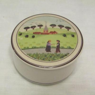 Villeroy & Boch Porcelain Trinket Dish with Lid