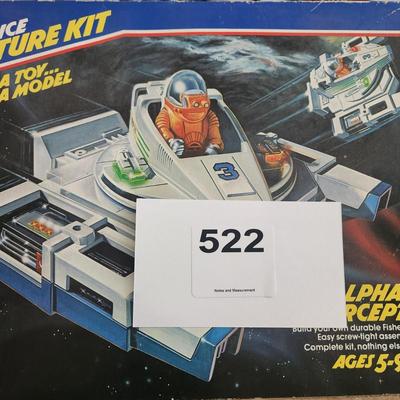 Fisher-Price Toy Model Adventure kit 368 Alpha Interceptor