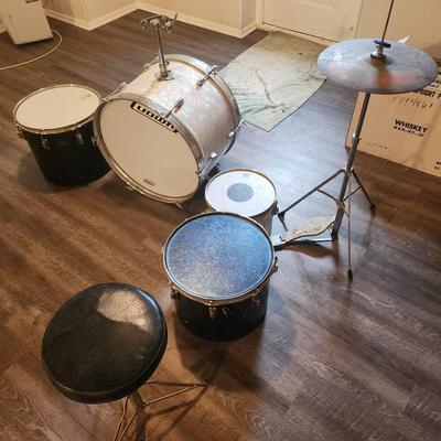 Ludwig Tama Drums Set w Stool and Camber II Medium Hi Hat 14"